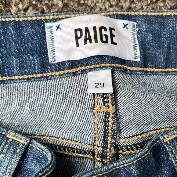 EUC PAIGE VERDUGO CROP JEANS, size 29 - Picture 2 of 7